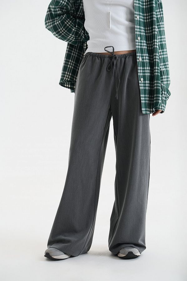 Spodnie palazzo z wiązaniami wionz06/1 #RU#  wionz06/1 № 1