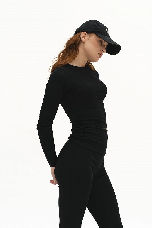 Garnitur bluzka i spodnie czarny