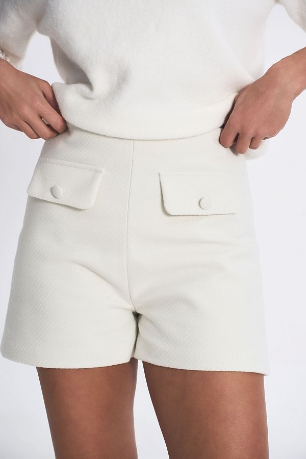 Spodenki wełniane w prążki białe spodenki28/03 #RU#  spodenki28/03 № 2