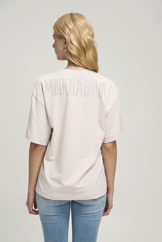 Koszulka z dżetami MBocharova beżowa - №2