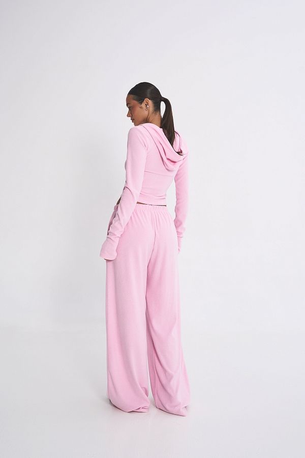 Kombinezon dopasowany z zamkiem różowy garn06/03 #RU#  garn06/03 № 4