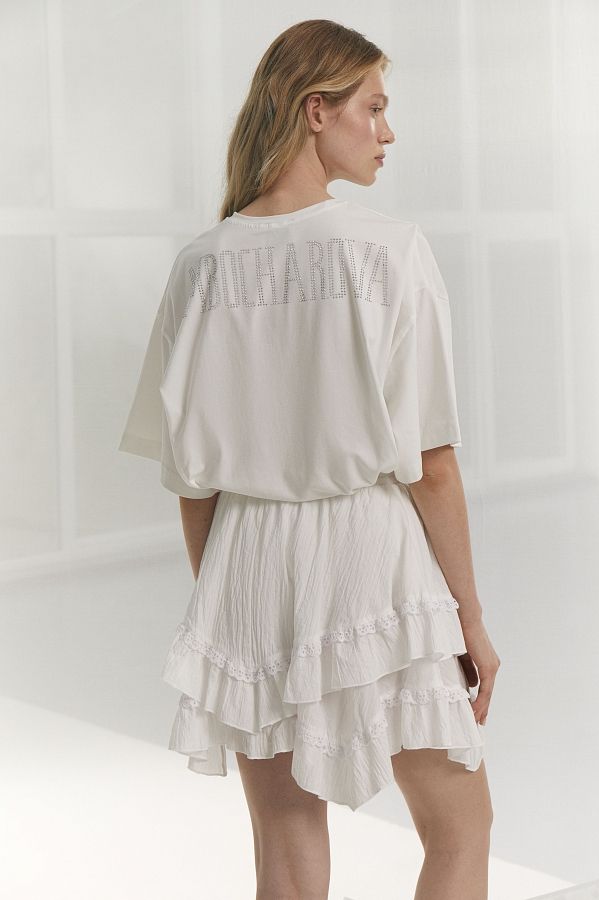 Koszulka z dżetami MBocharova biała FB202411/1 #RU#  FB202411/1 № 5