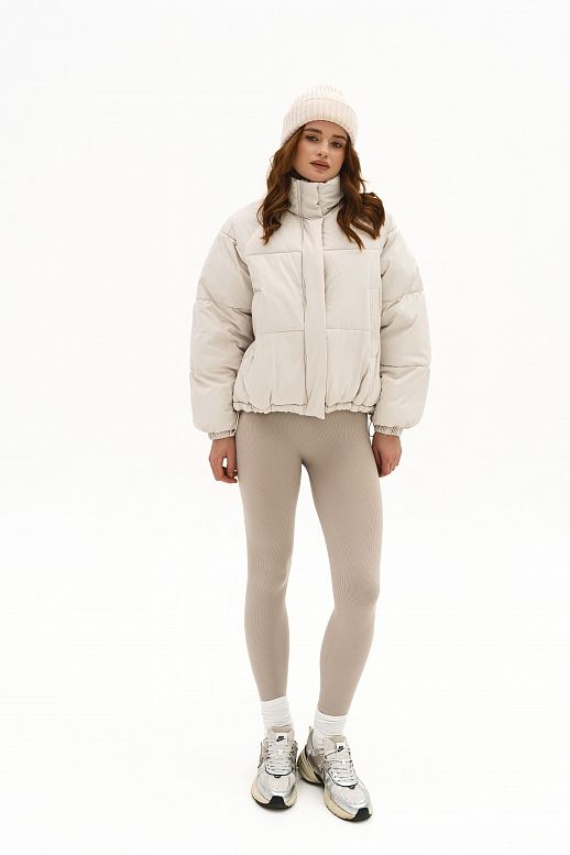 Kurtka puchowa mleczna - №2