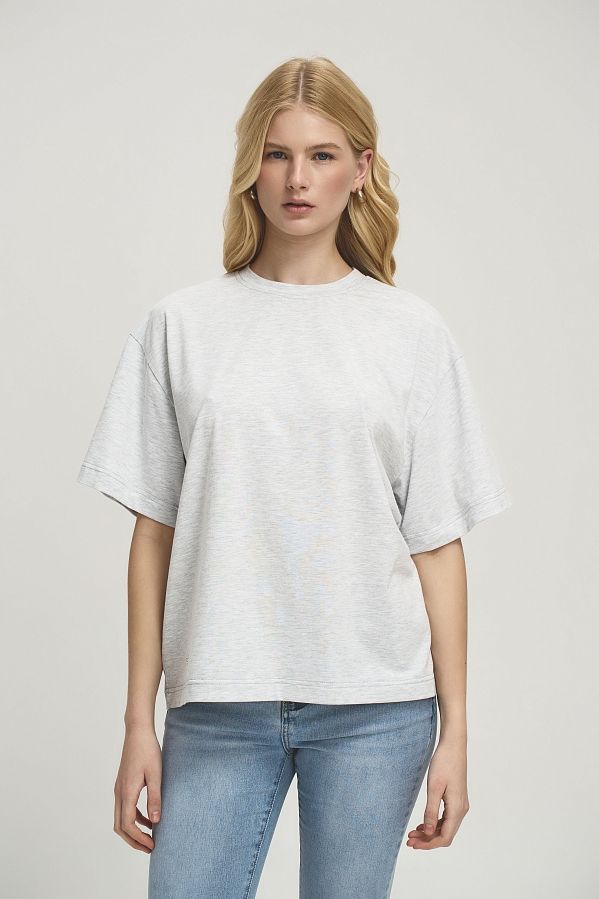 Koszulka z dżetami MBocharova szary melanrz dzet17/04 #RU#  dzet17/04 № 1