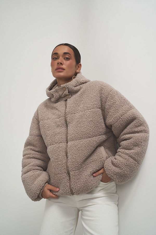  Kurtka Teddy cappuccino 10016-009 № 2