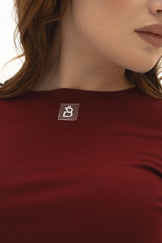 Longsleeve wiśniowy - №2