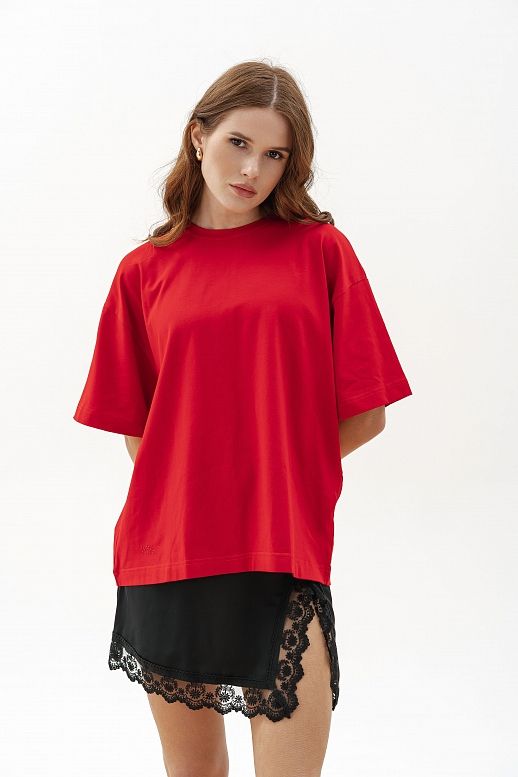 Koszulka z dżetami MBocharova czerwona