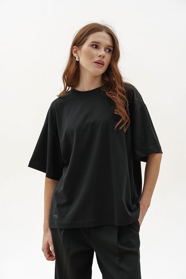 Koszulka z dżetami MBocharova czarna FB202411/2 #RU#  FB202411/2 № 4