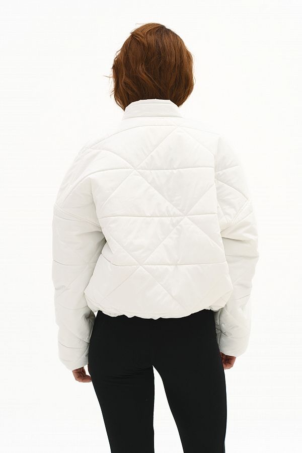 Kurtka pikowana mleczna pikow15/11 № 4