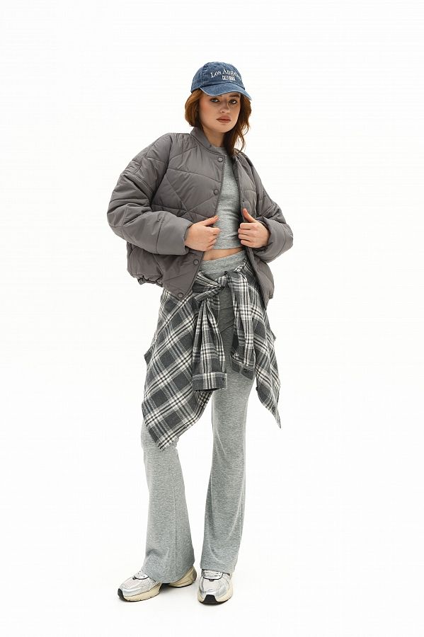 Kurtka pikowana grafitowa pikow15/13 № 2