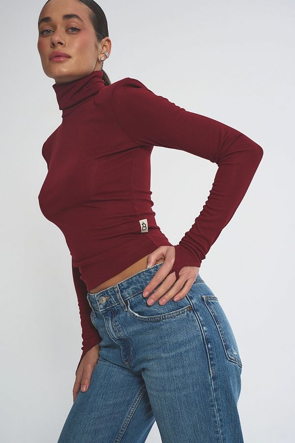 Golf klasyczny z poduszkami bordowy golf06/02 № 3