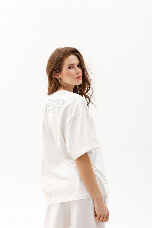 Koszulka z dżetami MBocharova biała - №2