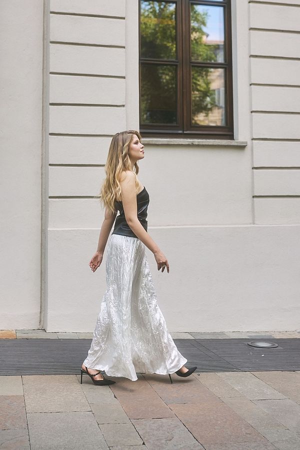 Spódnica midi mleczna DF231057/1 #RU#  DF231057/1 № 2