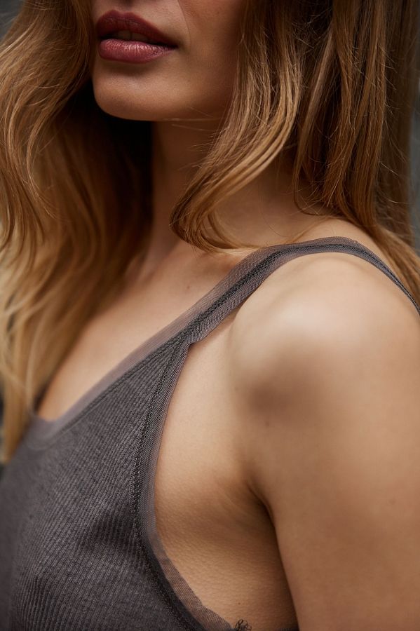 Koszulka na ramiączkach szara tshirt05/03 #RU#  tshirt05/03 № 3