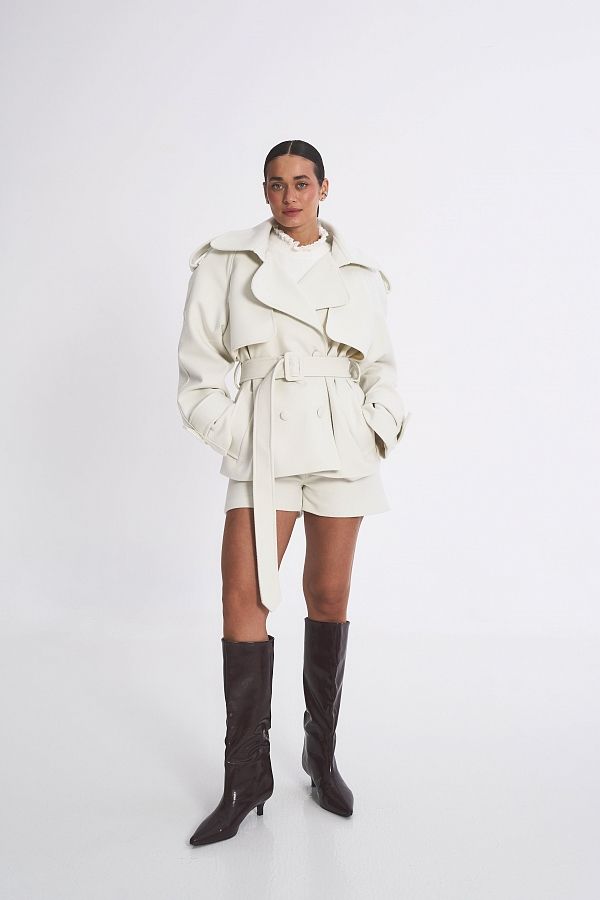 Spodenki wełniane w prążki białe spodenki28/03 #RU#  spodenki28/03 № 4