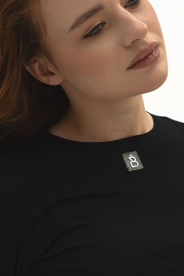 Longsleeve czarny long15/11 № 4