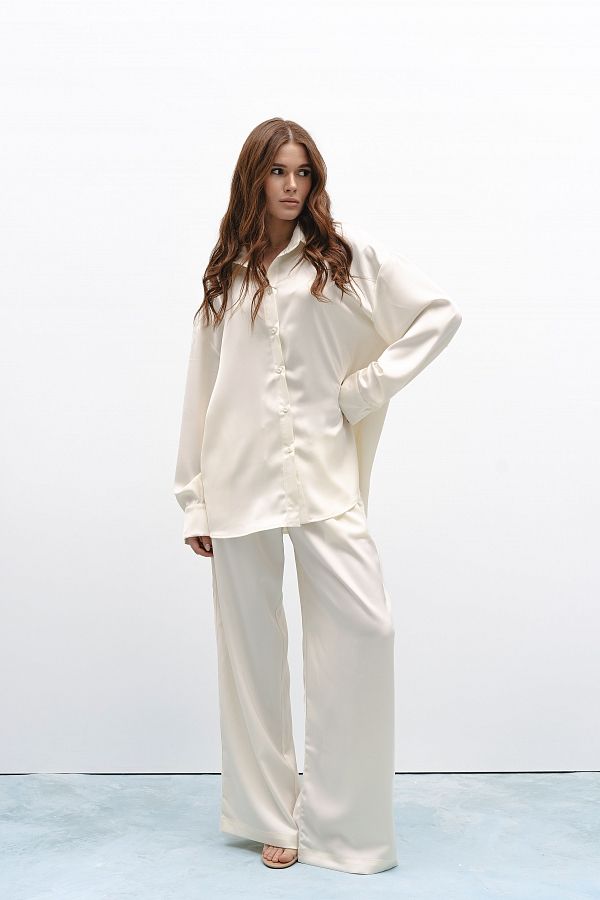 Jedwabny garnitur biały jedw07/3 #RU#  jedw07/3 № 2