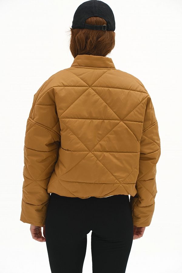 Kurtka pikowana musztardowa pikow15/12 № 3