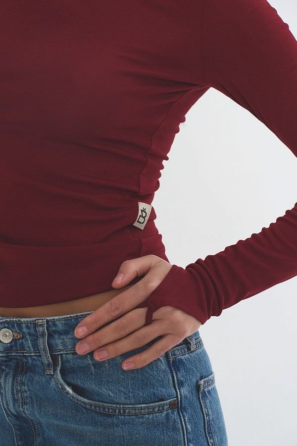 Golf klasyczny z poduszkami bordowy golf06/02 № 4