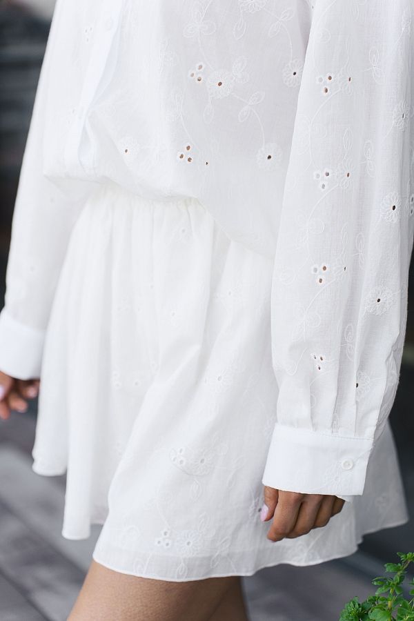 Bawełniany garnitur z haftem biały haft01/07 #RU#  haft01/07 № 2