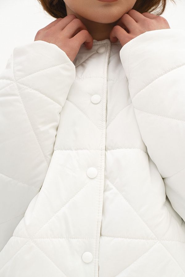 Kurtka pikowana mleczna pikow15/11 № 5