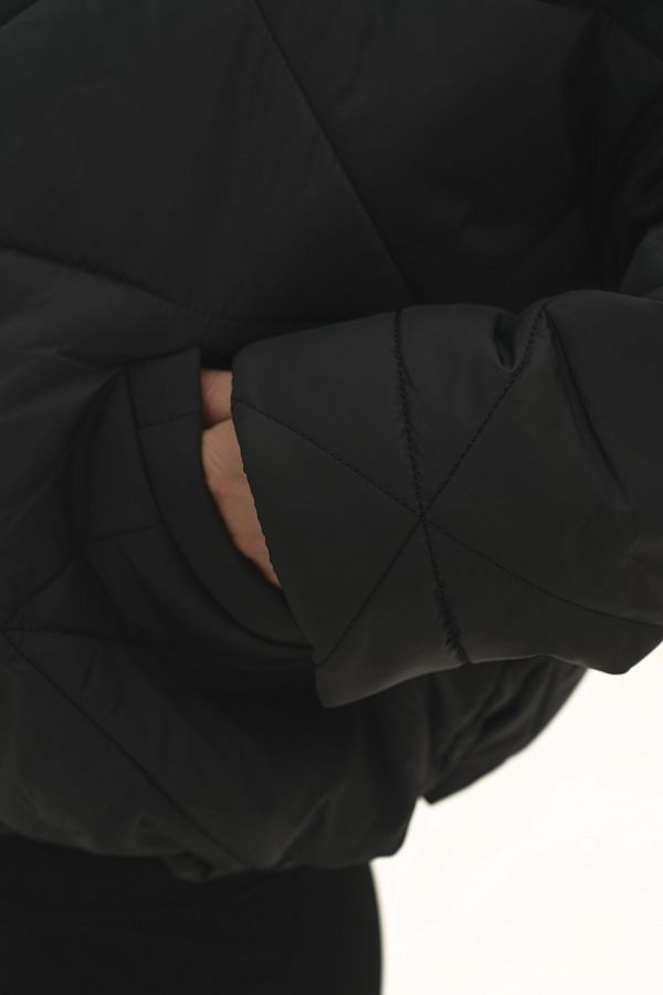 Kurtka pikowana czarna pikow15/10 № 4