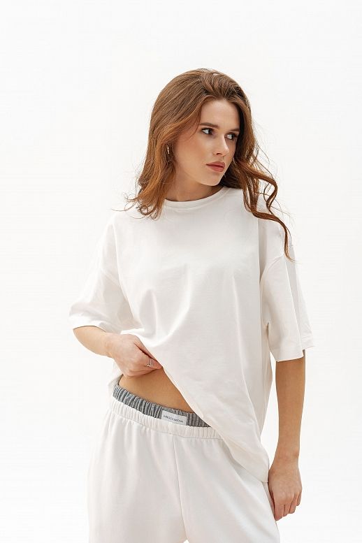 Koszulka z dżetami MBocharova biała