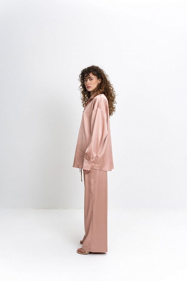 Jedwabny garnitur różowy jedw14/2 #RU#  jedw14/2 № 3