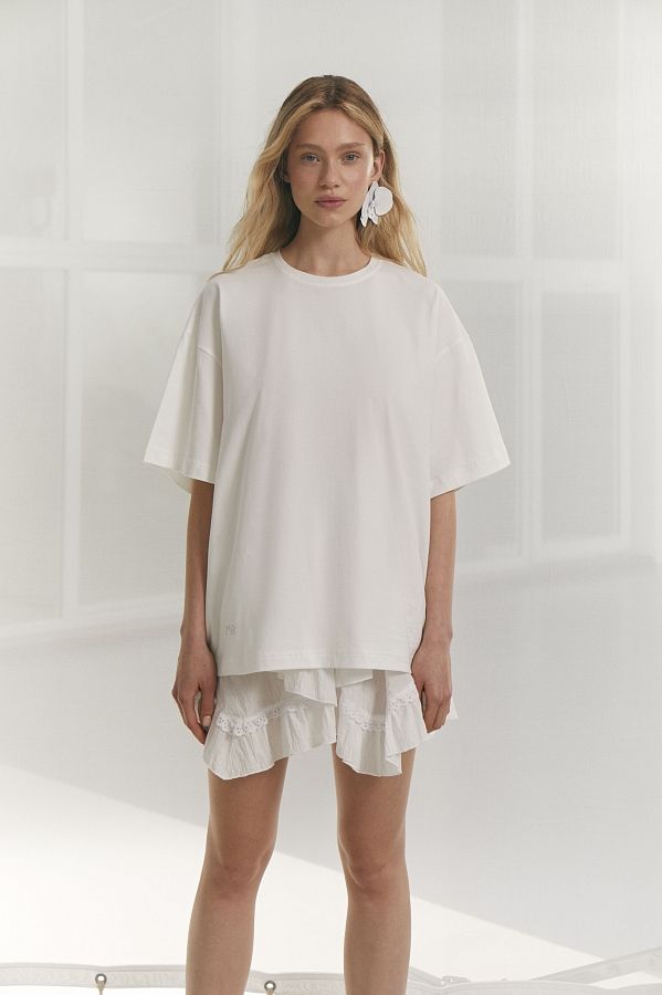 Koszulka z dżetami MBocharova biała FB202411/1 #RU#  FB202411/1 № 4