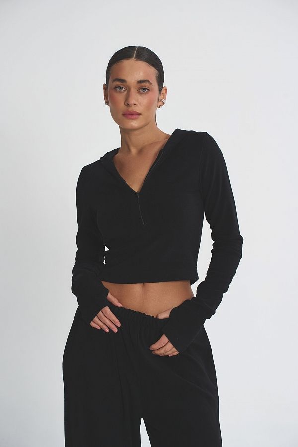 Kombinezon dopasowany z zamkiem czarny garn06/04 #RU#  garn06/04 № 2