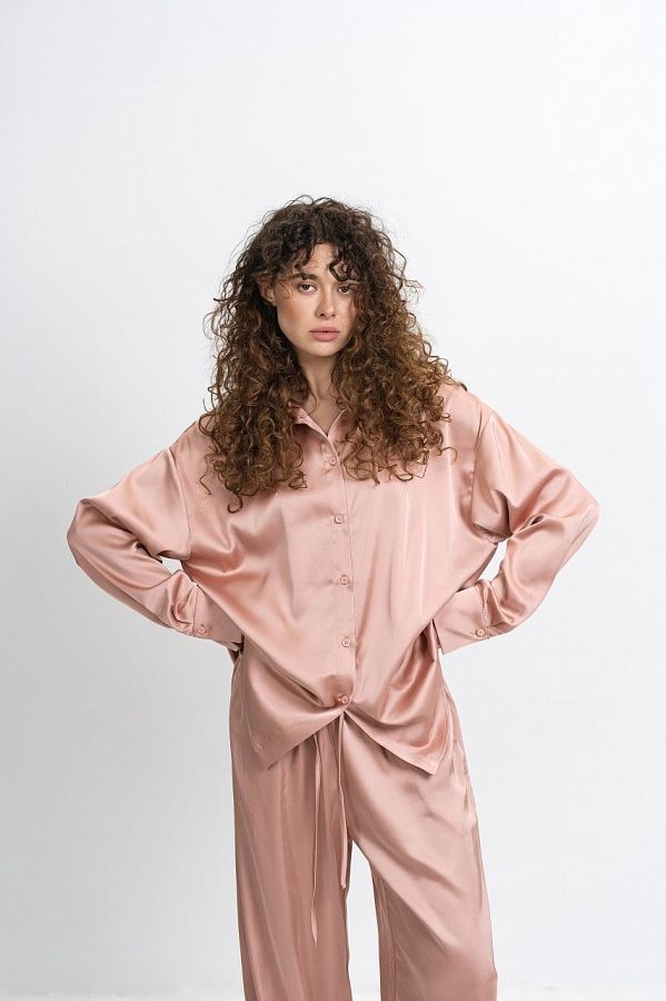 Jedwabny garnitur różowy jedw14/2 #RU#  jedw14/2 № 1