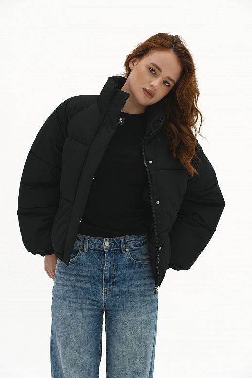Kurtka puchowa czarna - №2