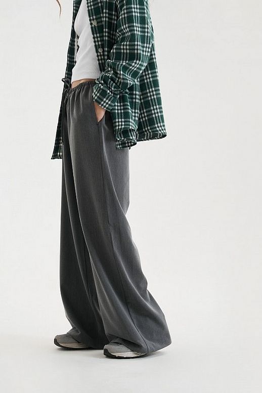 Spodnie palazzo z wiązaniami - №2
