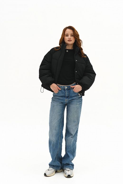 Kurtka puchowa czarna