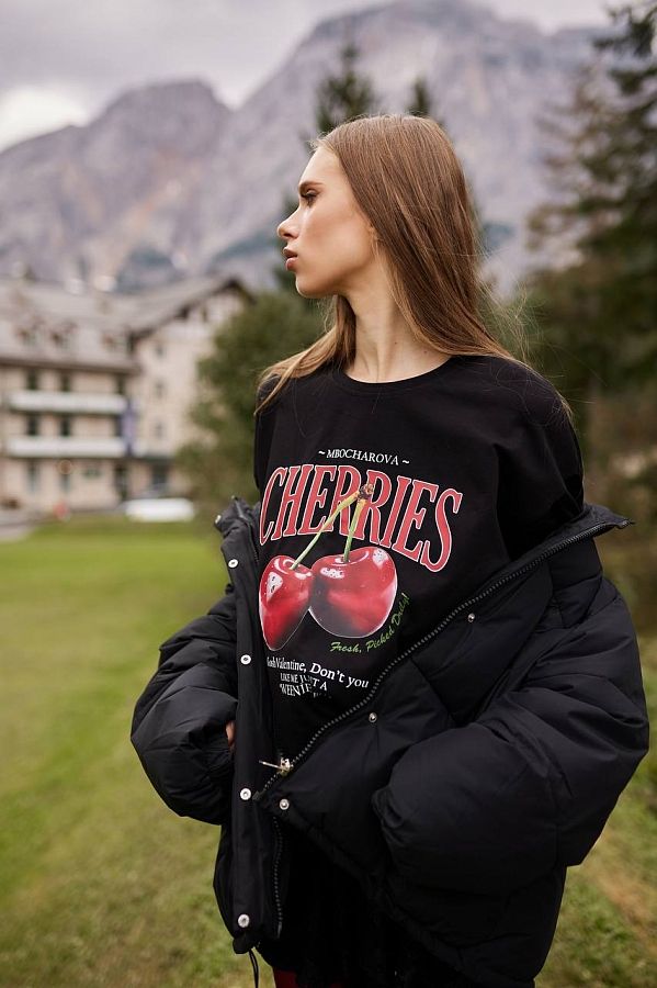 Longsleeve Cherry czarny 1545/2 № 1