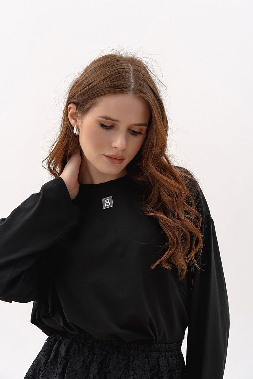 Longsleeve czarny oversize