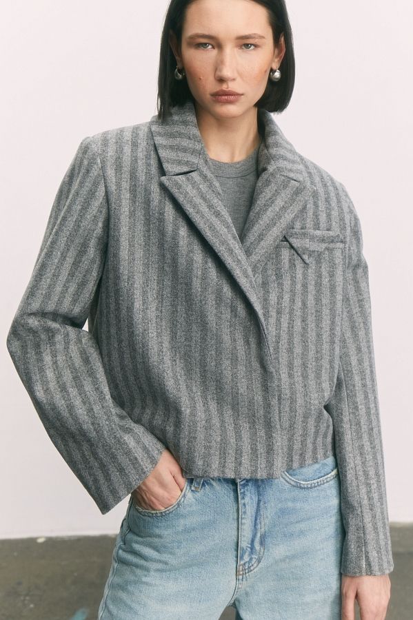 Marynarka na guzikach ciemnoszara МБПЛ1202/2 #RU#  МБПЛ1202/2 № 1